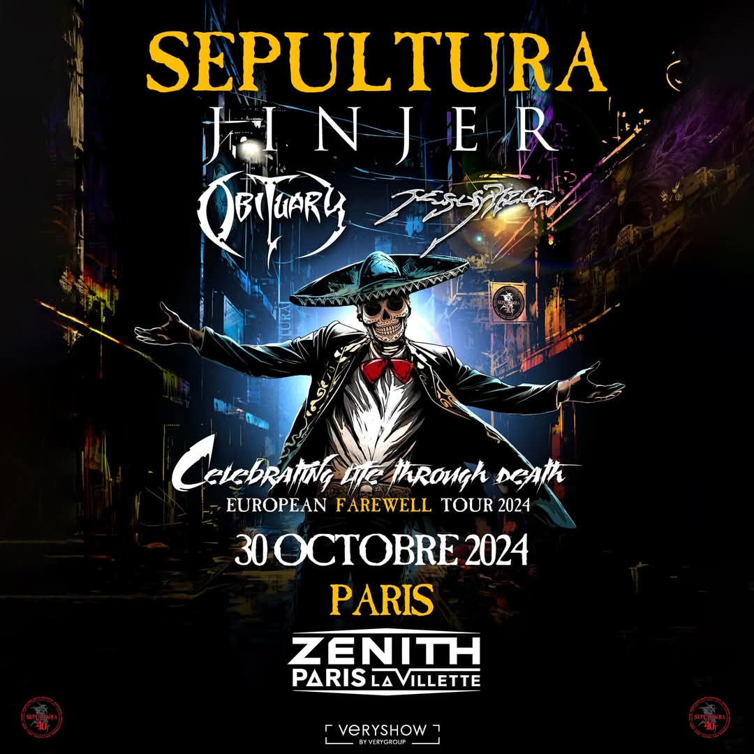 Live Report : Sepultura+Jinjer+Obituary+Jesus Piece